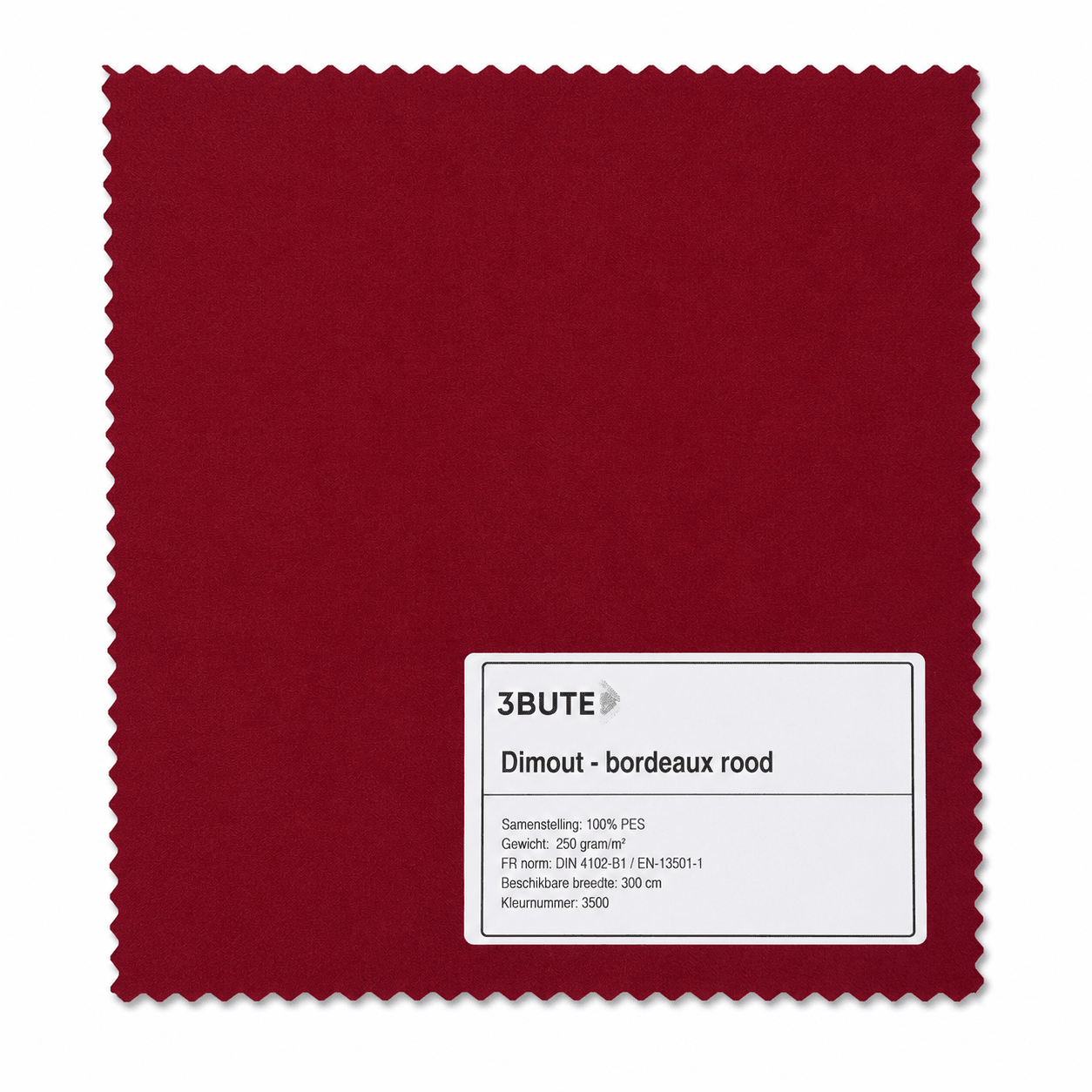 Sample · Dimout - Bordeauxrood - sample - 3BUTE