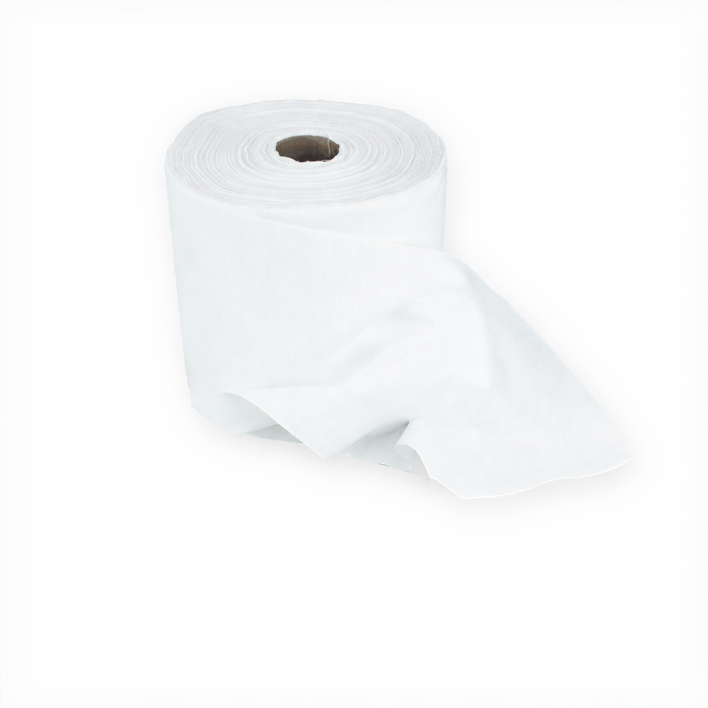 Pre-cut flannel · 20 cm · white (0301) · roll 60m