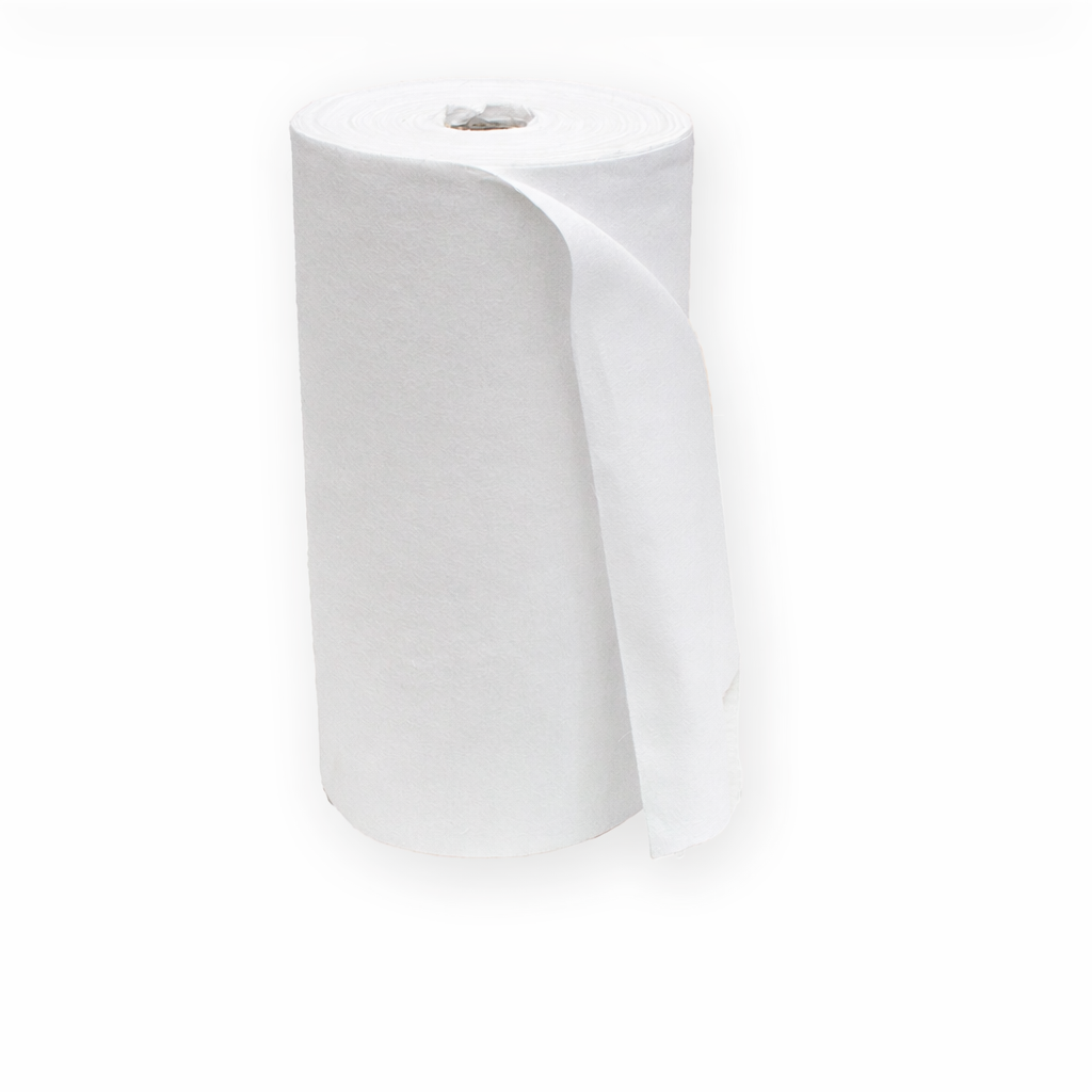 Pre-cut flannel · 40 cm · white (0301) · roll 60m