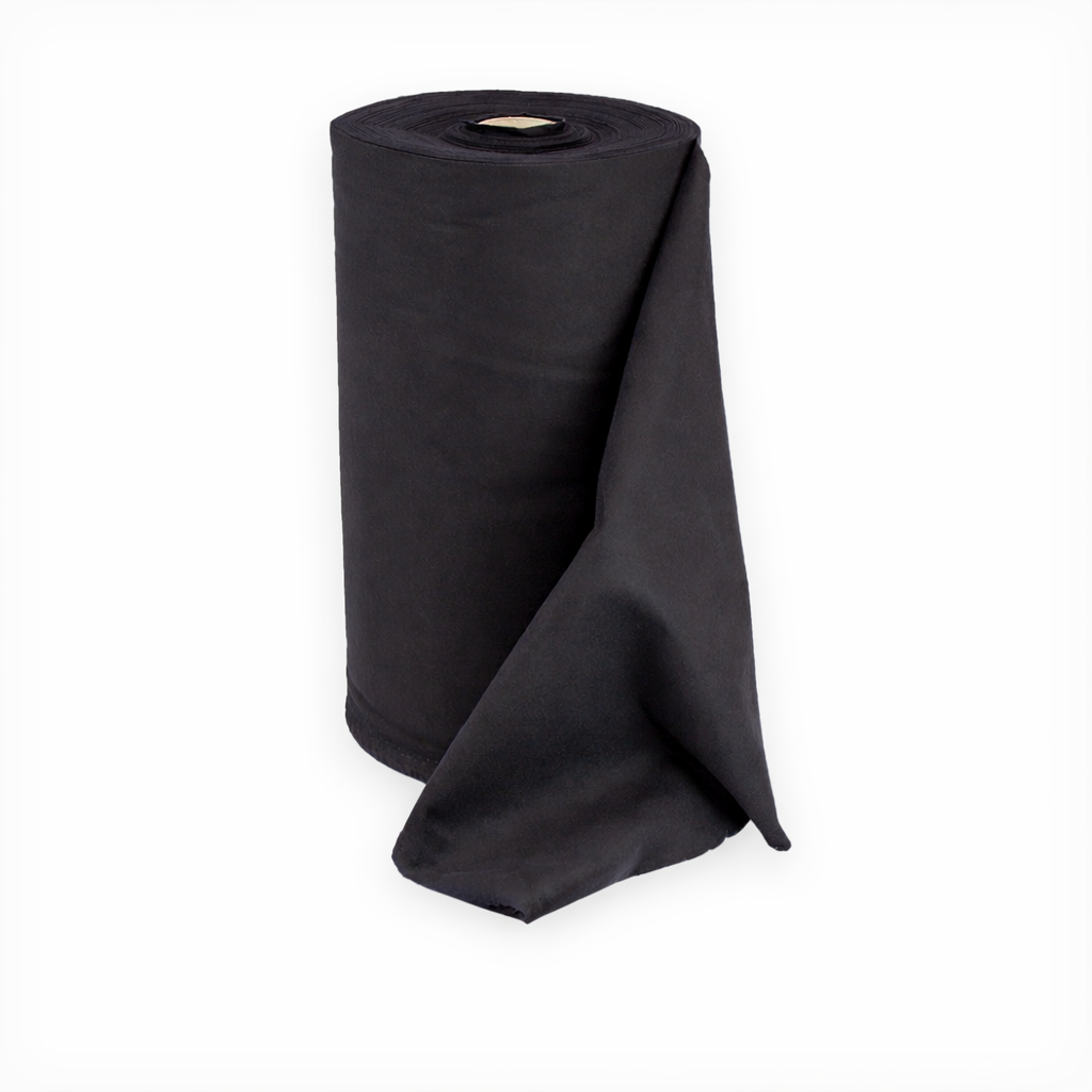 Pre-cut flannel · 40 cm · black (9300) · roll 60m